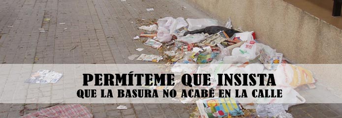 Conciencia social para incentivar la limpieza urbana